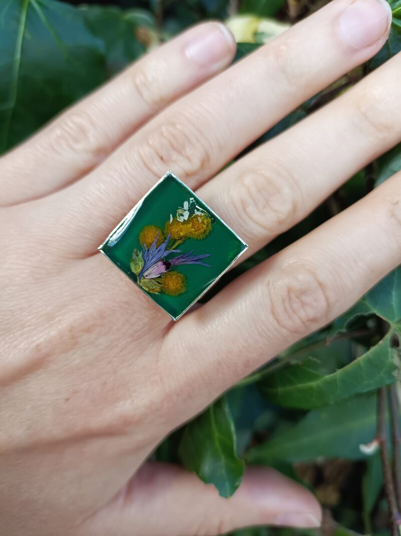 Bague composition florale – Image 2