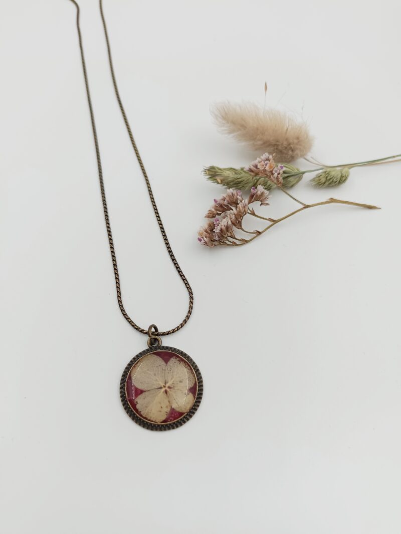 Collier vintage Hortensia – Image 3