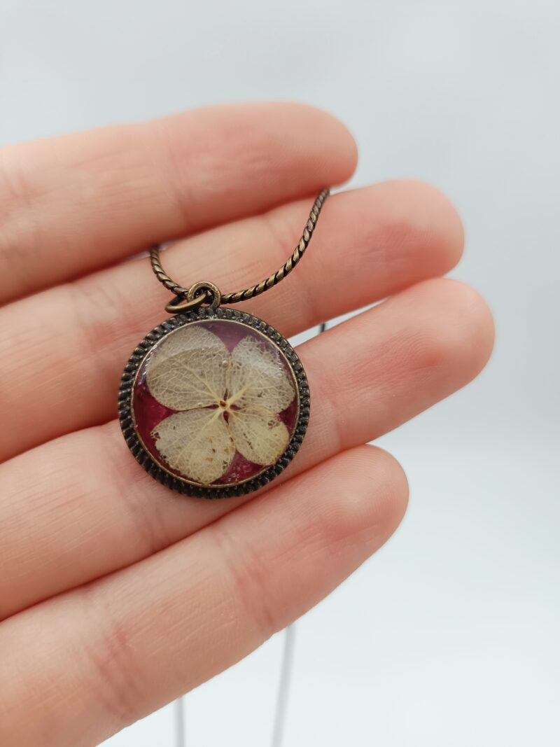 Collier vintage Hortensia – Image 2