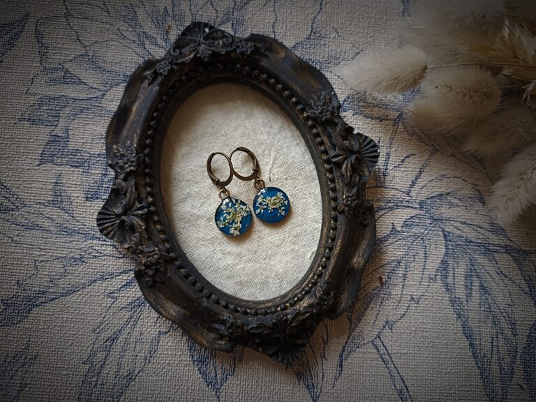 Boucles d&rsquo;oreilles Cerfeuil Sauvage