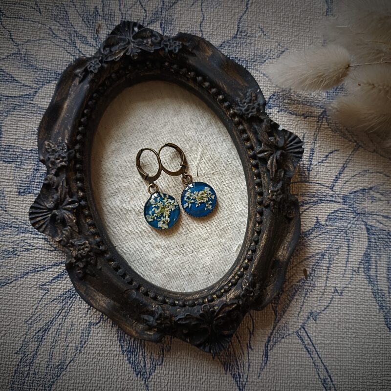 Boucles d&rsquo;oreilles Cerfeuil Sauvage