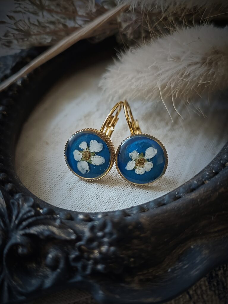 Boucles d&rsquo;oreilles Aubépine