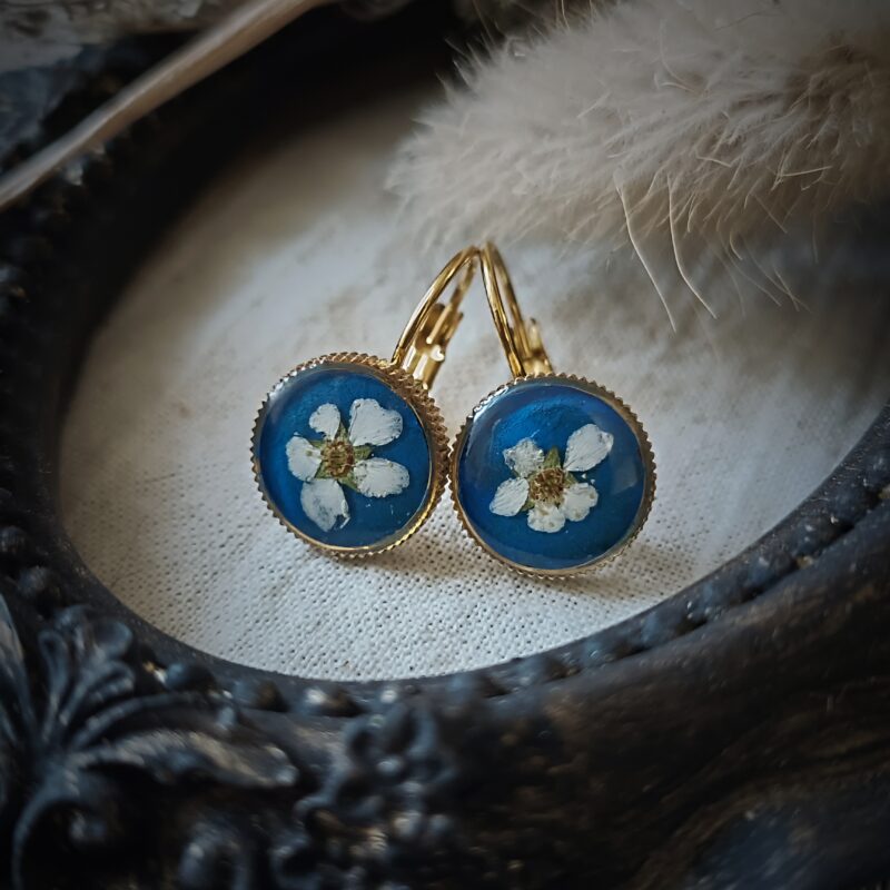 Boucles d&rsquo;oreilles Aubépine