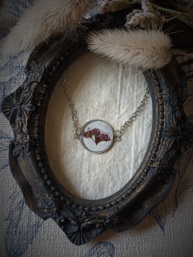Bracelet fleur séchée