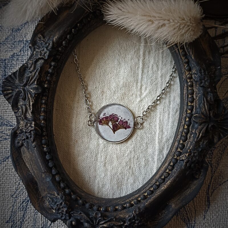 Bracelet fleur séchée